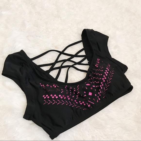 Cap sleeved strappy Target bikini top - Picture 2 of 5